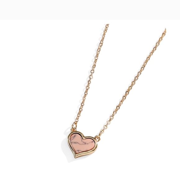 Marbled Heart Necklace - Picture 1 of 2